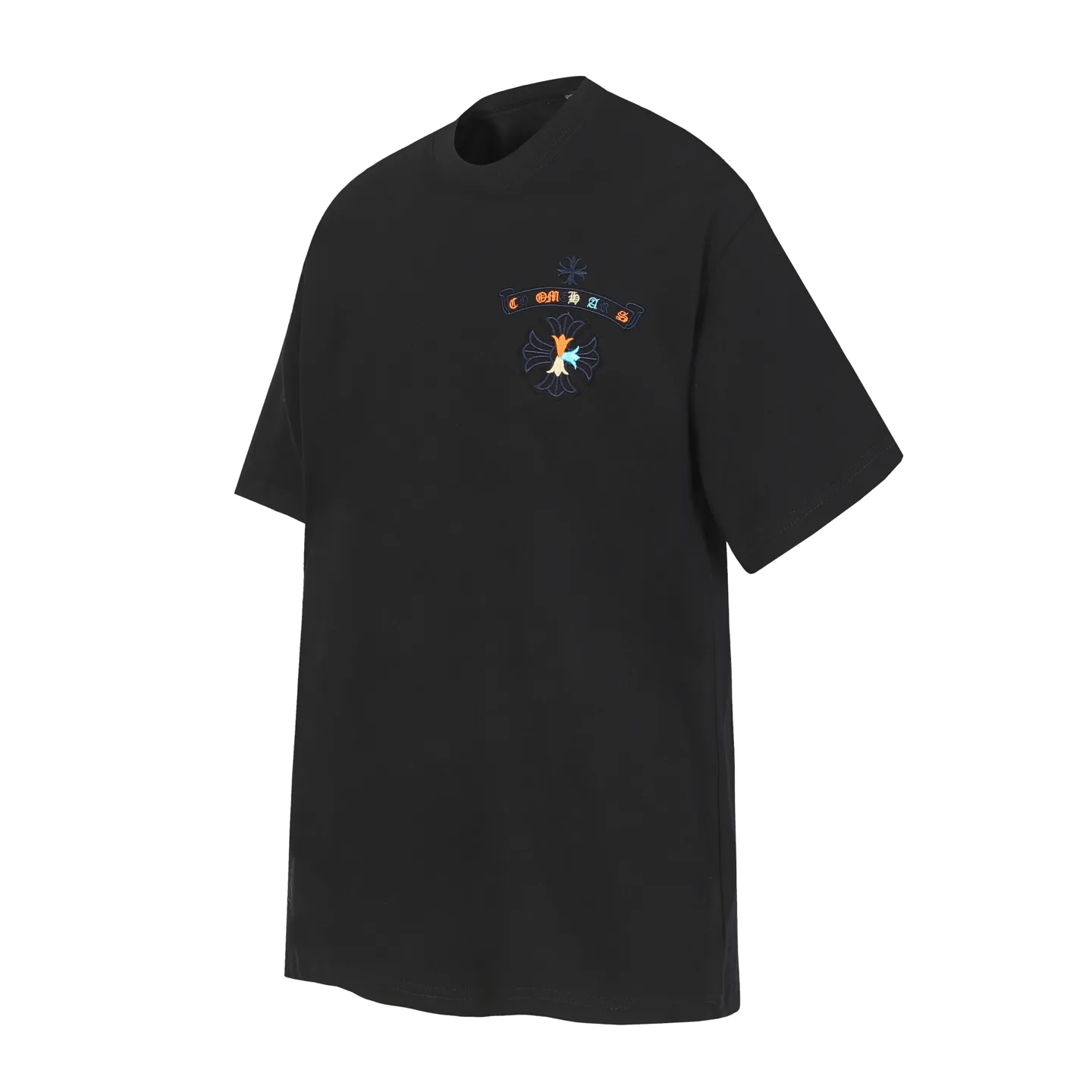 P180 Chrome Hearts CH Chrome Hearts Heavy Industry Horseshoe Sanskrit appliqué embroidered short-sleeved T-shirt Use imported Tajima machine embroidery Correctly configured Black 2025 Chrome Hearts nylon bag authentic packaging 260 grams of custom-dyed double-yarn cotton Large version Loose and stylish Differentiated from low version slim and long version The upper body pulls the hips 100% commitment: top quality Do not make fast food The highest version on the market Top quality - different from the ordinary versions in the market If you care about quality You must also respect the price. Absolutely zero after-sales service. The return rate so far is 0. It’s hard not to love the style. - 260g custom-dyed double yarn fabric. - Correct high-density main mark, washed tag, hand-sewn.